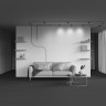 Трековый светильник MAYTONI FOCUS LED LEVITY TR187-1-5W2.7K-M-B